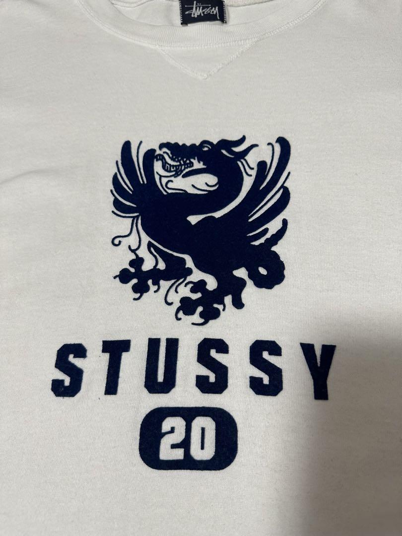 【MADE IN USA】STUSSY ホワイト Tシャツ 20周年Tシャツ