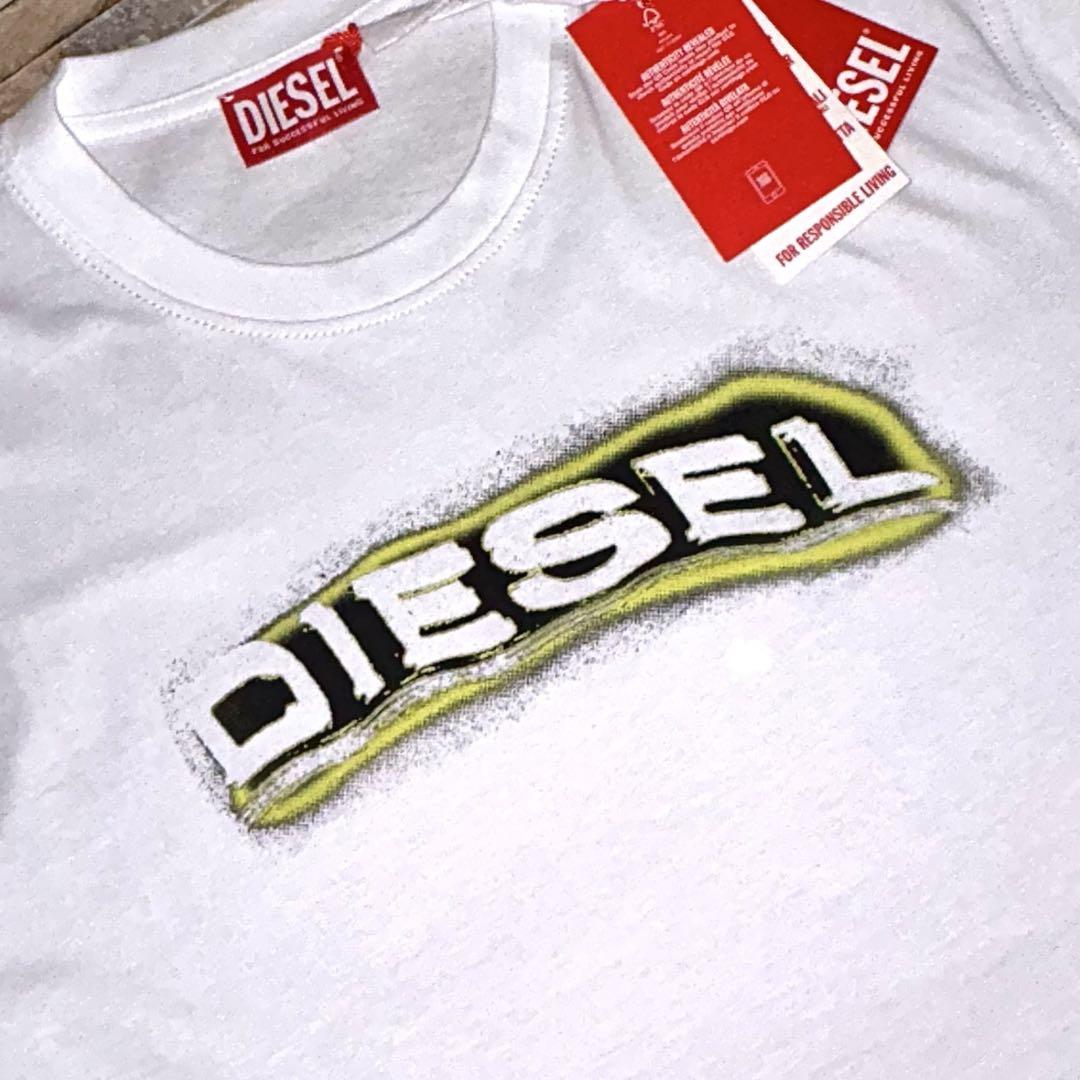 【DIESEL】グラフィック ロゴ Tシャツ ‐4色 *送料込 新品】DIESEL ディーゼル／グラフィックロゴ デザインTシャツ L