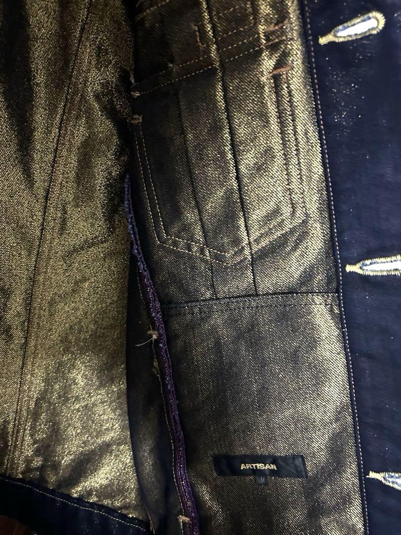 ARTISAN アルチザン 金糸 デニムジャケット Mサイズ
