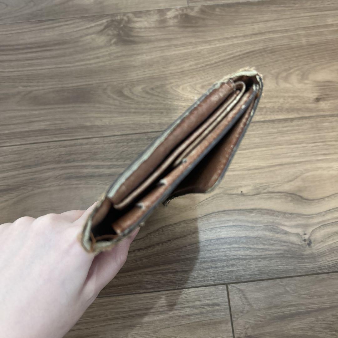 LOUIS VUITTON ブラウン 長財布 - メルカリ