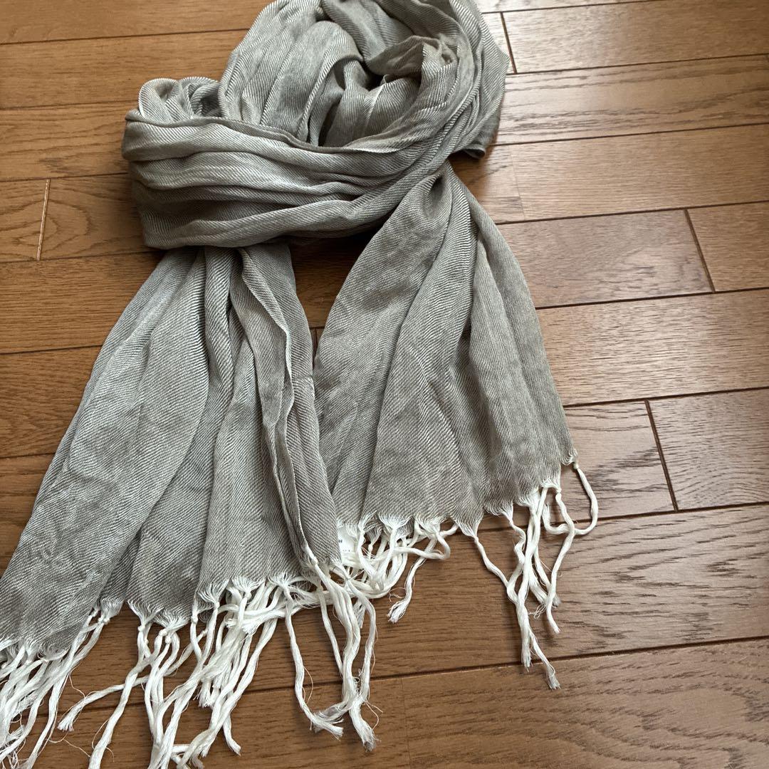 Y'sワイズ　ヨウジヤマモト　塩縮ストール Yohji Yamamoto pour homme(ヨウジヤマモトプールオム) 24SSC