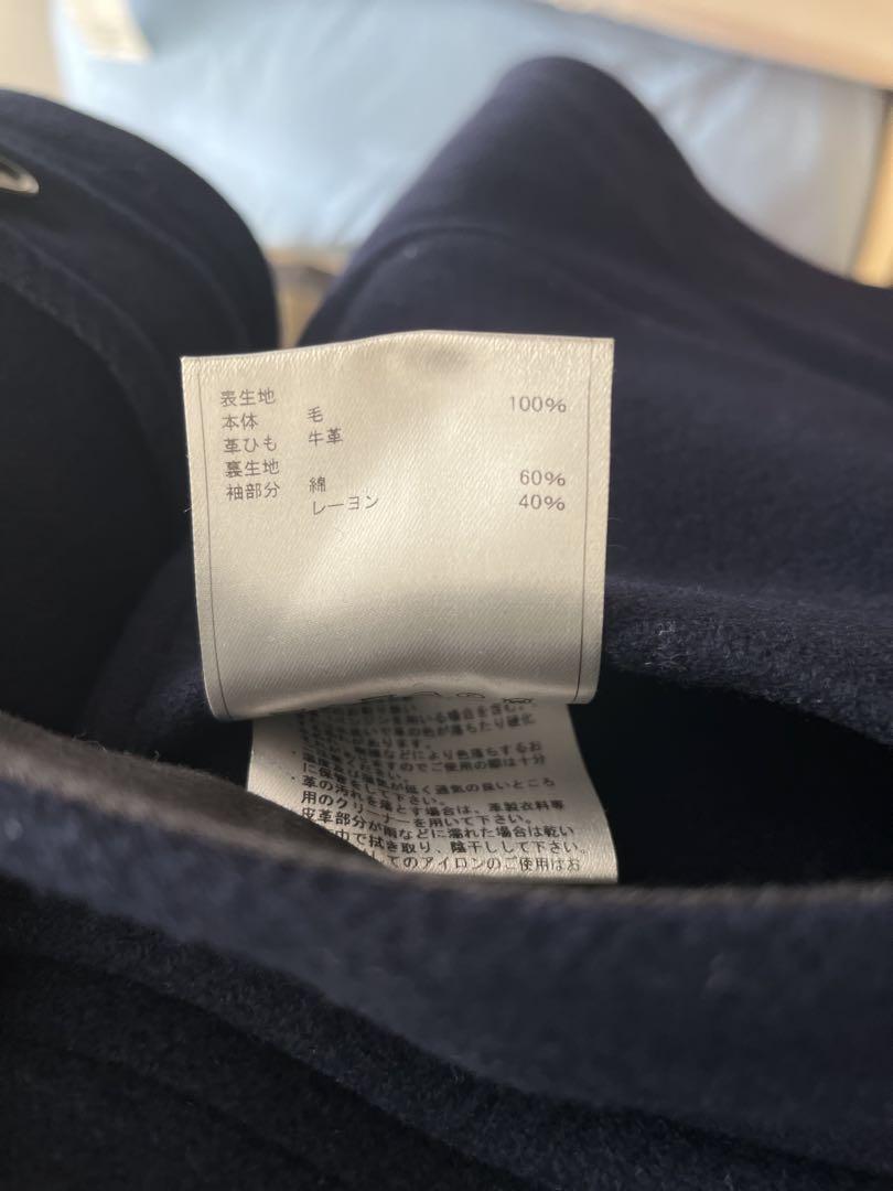 Scye Basics ダッフルコート　ダークネイビー　40