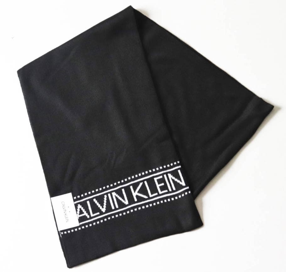 新品 ロゴデザイン マフラー ストール 男女兼用