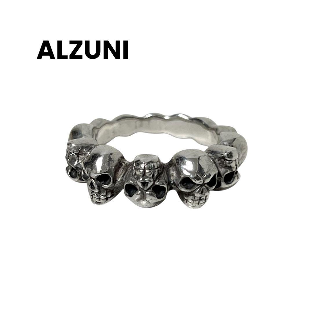 ALZUNI アルズニ スカル リング シルバー950 AZ950 19号