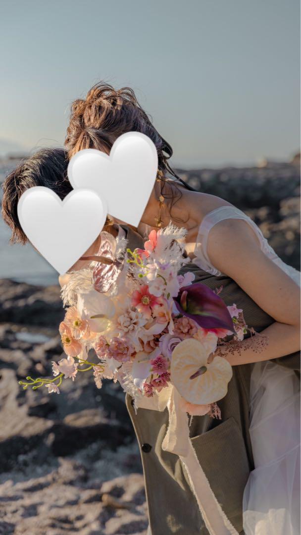 アーティフィシャルフラワー ブーケ 結婚式