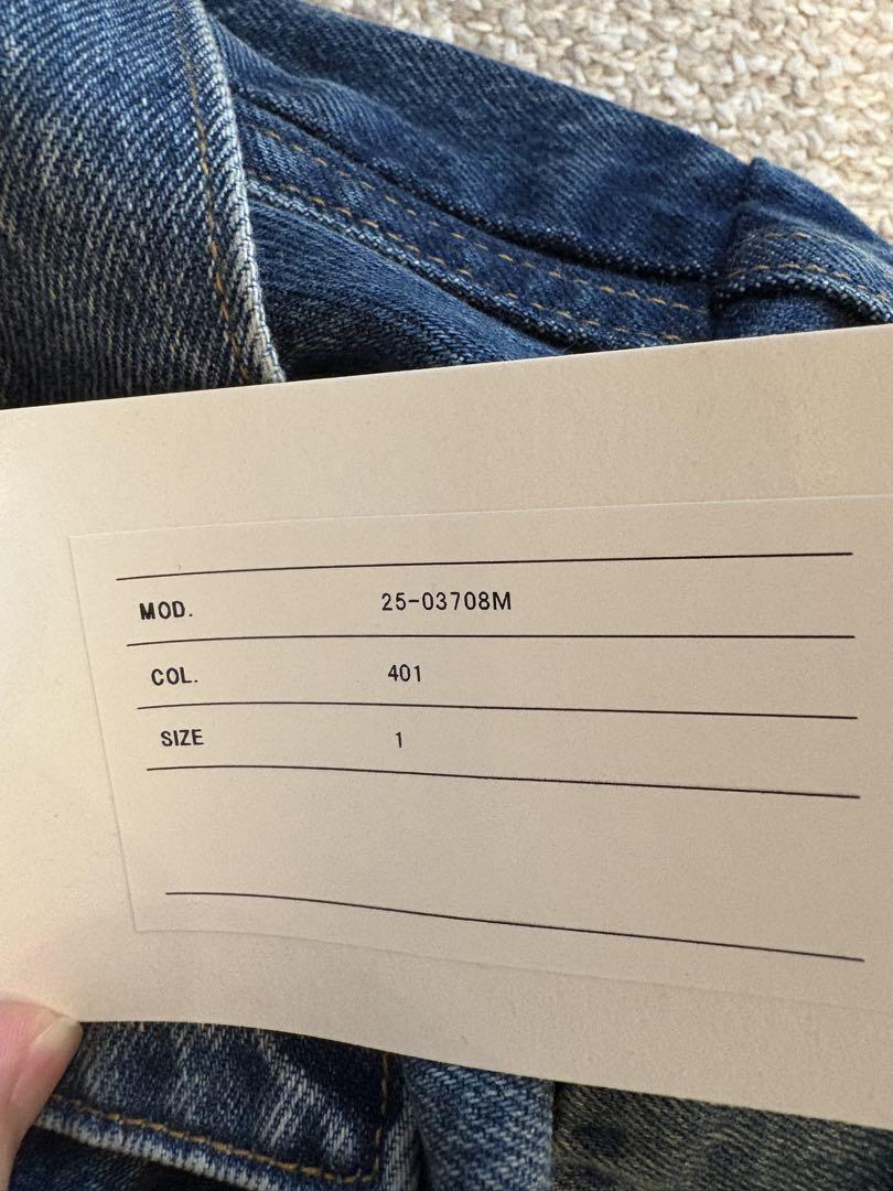 ジャケット・アウター Levis sacai Men's Denim Jacket SIZE1