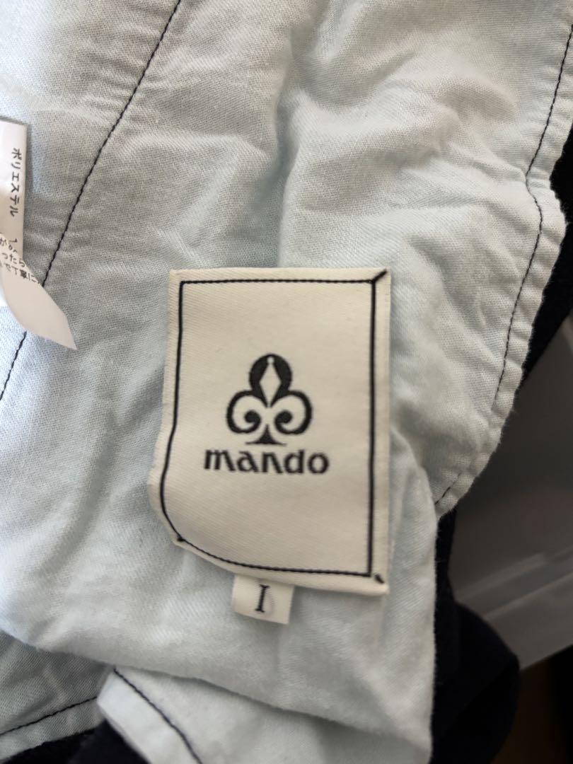 mando（マンド）　ポリエステルセミサルエルパンツ