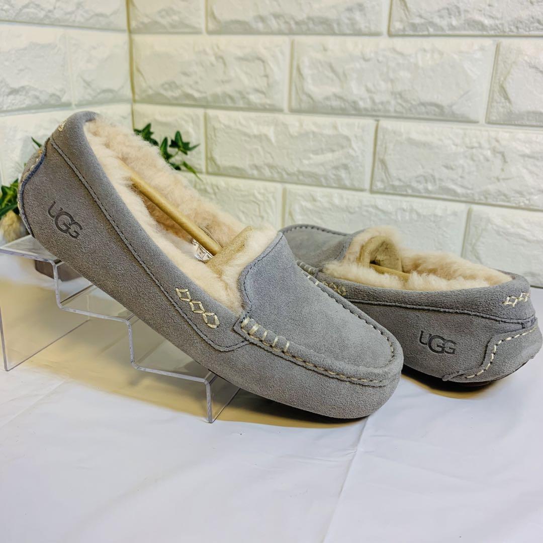 24.0 cm  ♡UGG♡アグモカシン Ansley LIGHT GREY