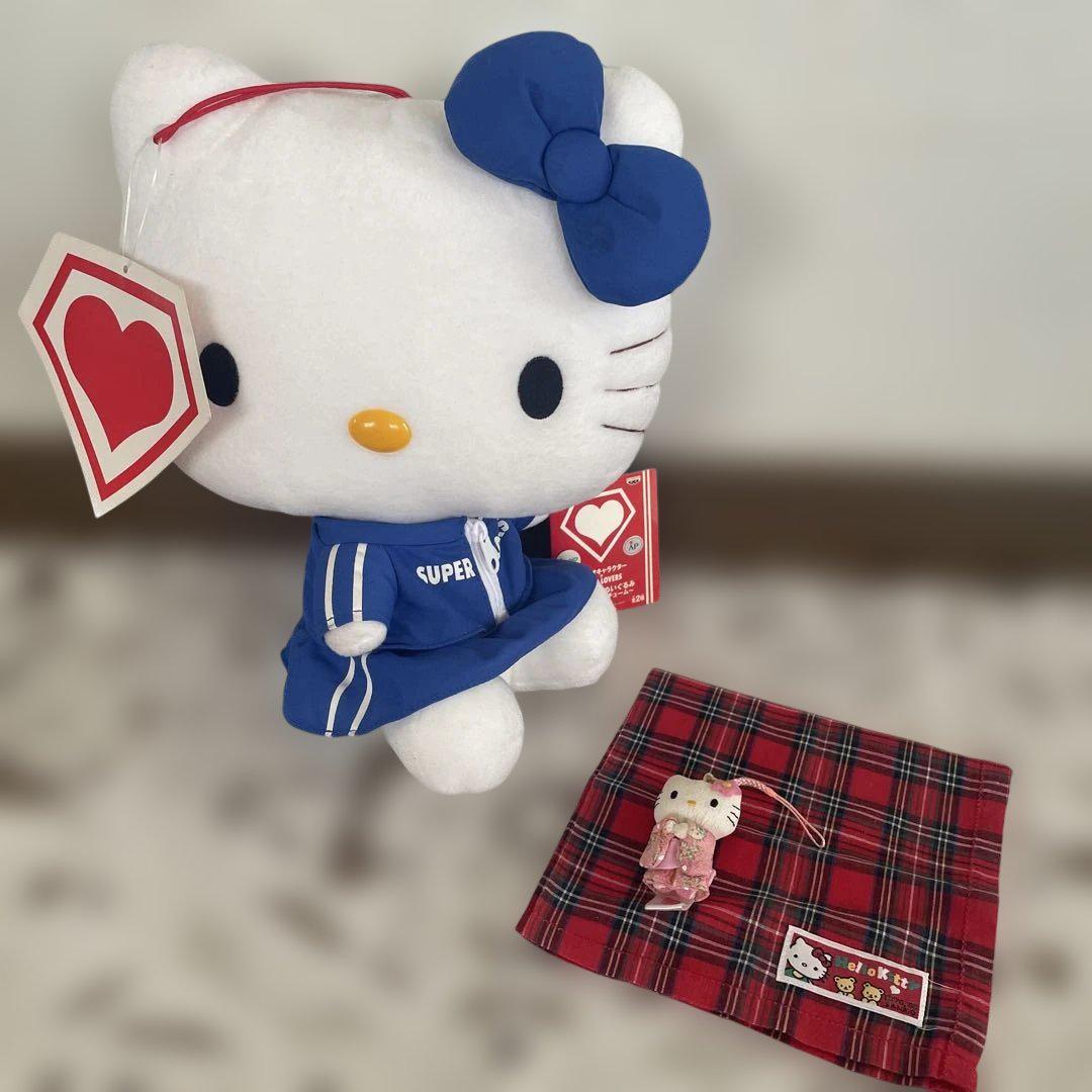 ハローキティ スーパーロゴ ぬいぐるみ スポーツコスチューム