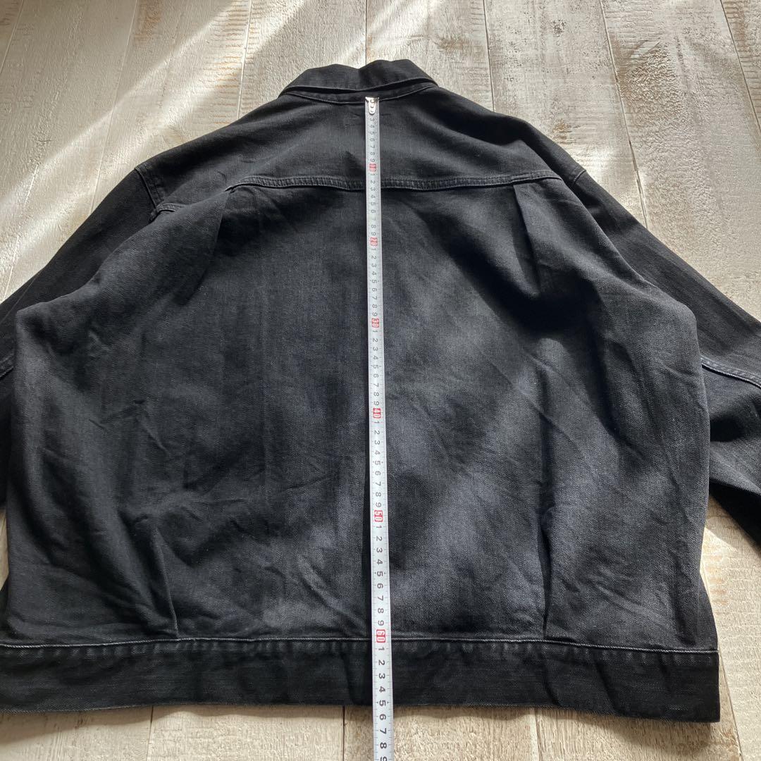 ユニクロ デニムジャケット XL ブラック 1st TYPE