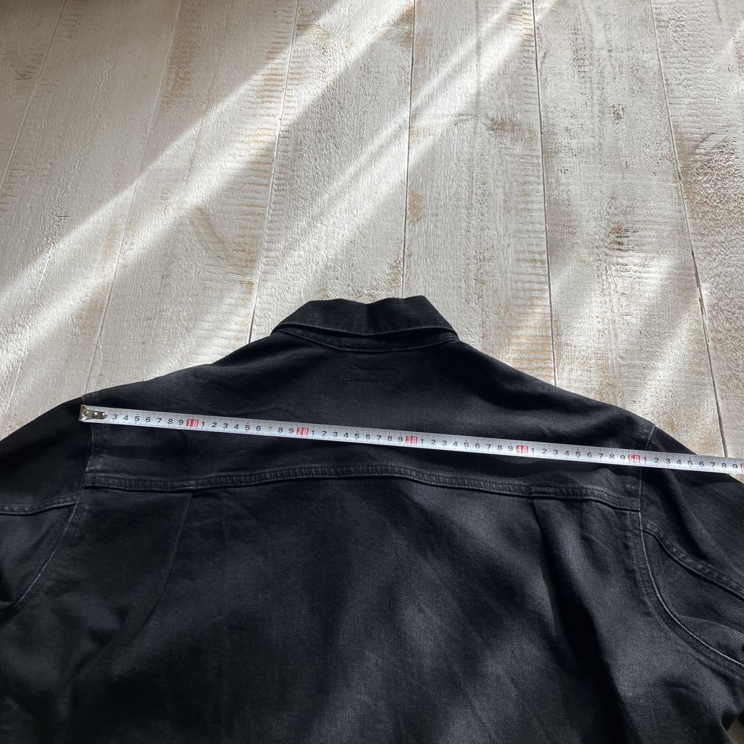 ユニクロ デニムジャケット XL ブラック 1st TYPE