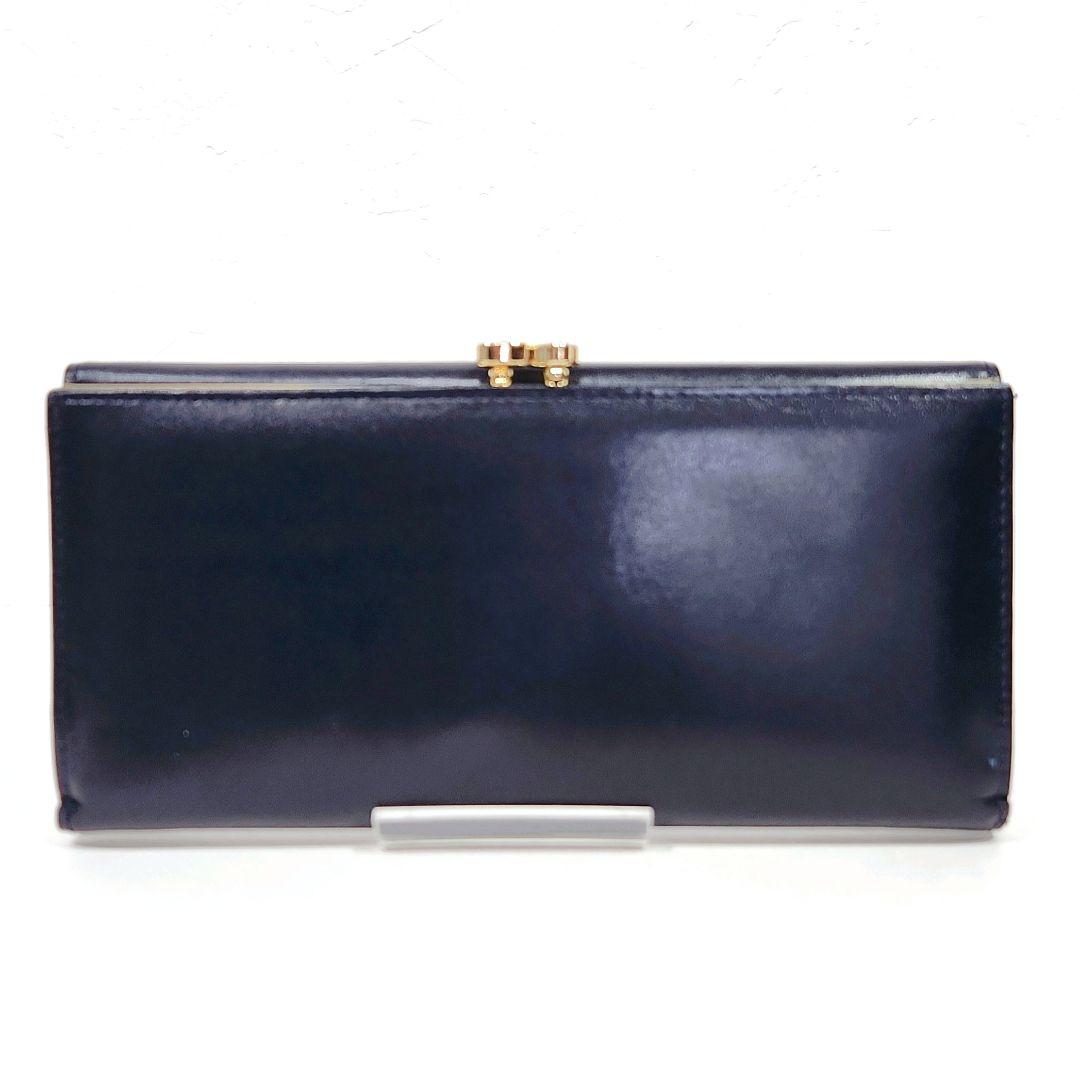 【ほぼ新品】KitamuraK2 キタムラケイツウ 長財布 がま口 ゴールド金具
