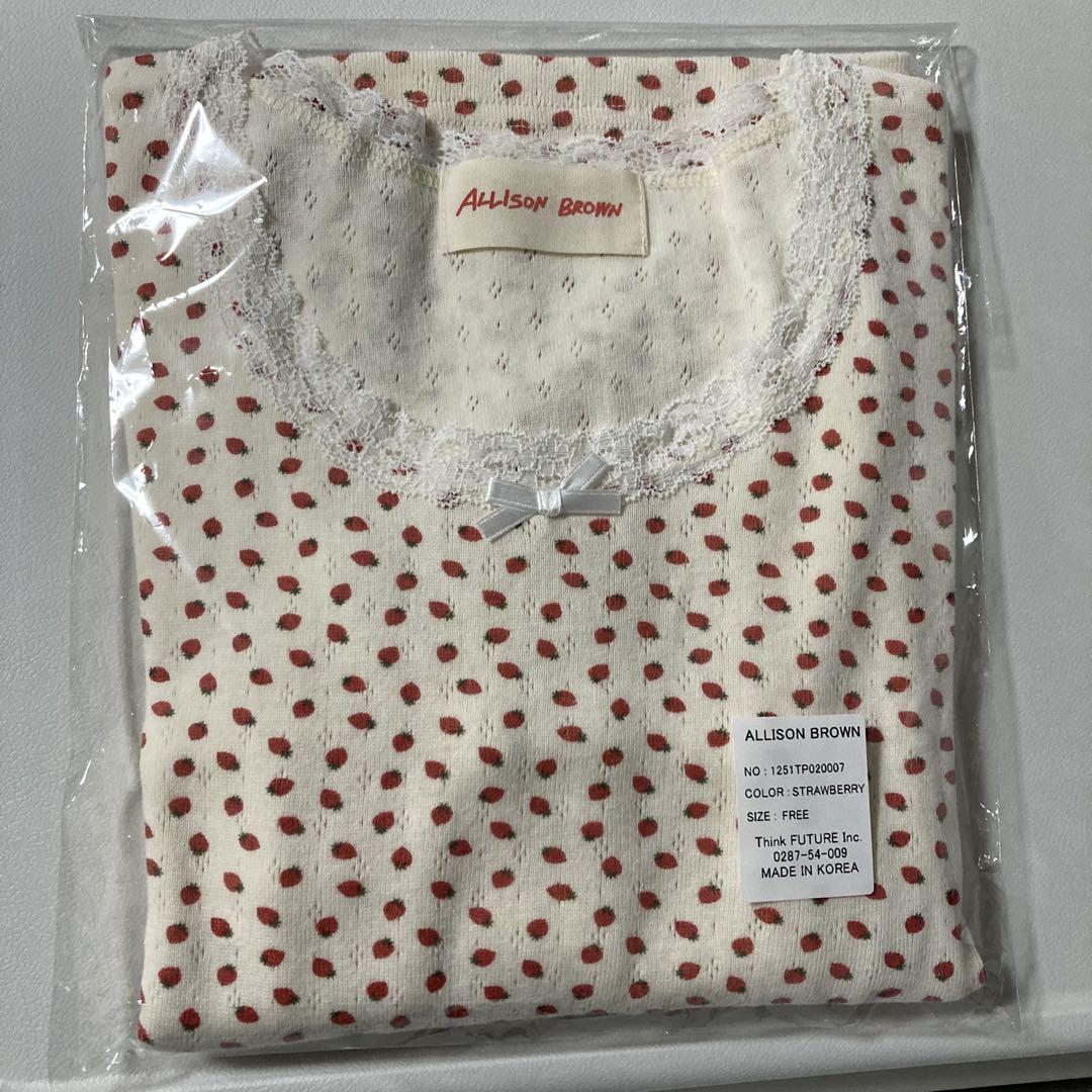 アリソンブラウン週末大特価新品未使用LACE DESIGN DAILY TOP
