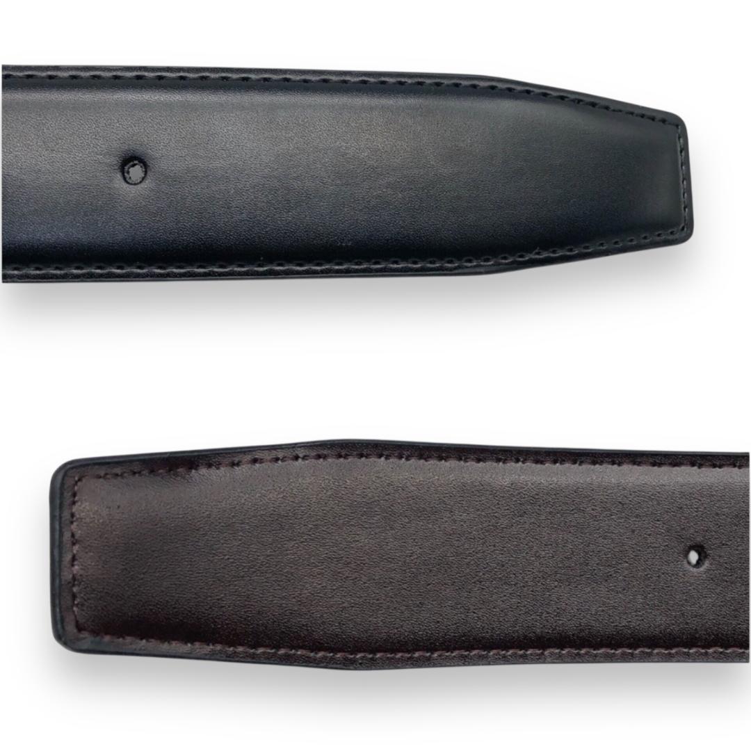 【美品】GUCCI グッチ マーモントバックル ベルト付き ブラック ブラウン