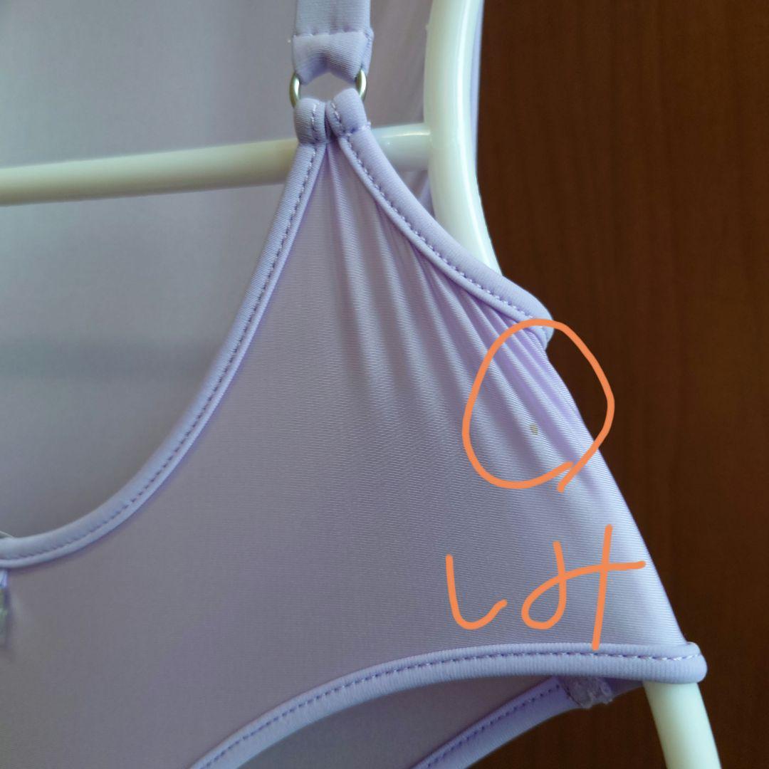 シミ傷あり wicked weasel シースルーラベンダーワンピース水着