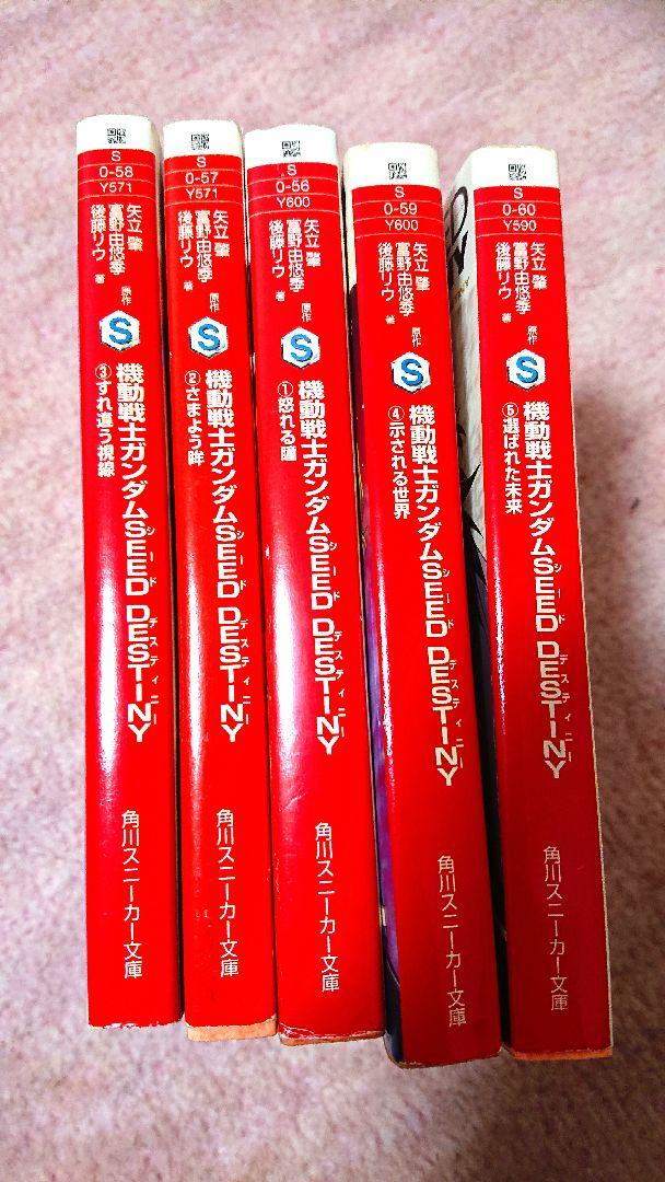 ガンダムSEED DESTINY 小説 10冊 全巻セット