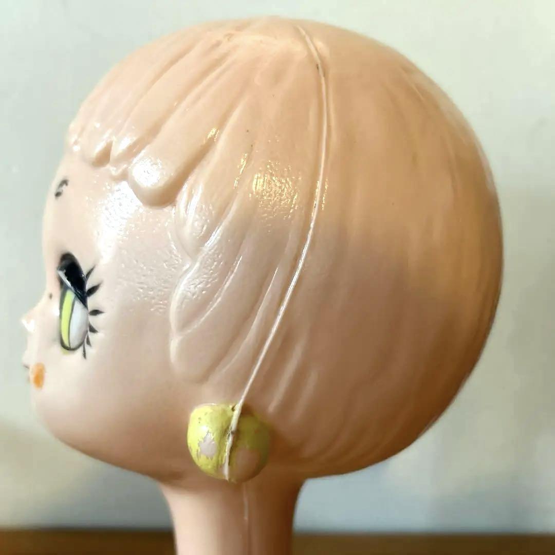 ピンクツイッギーヘッドマネキン 小物