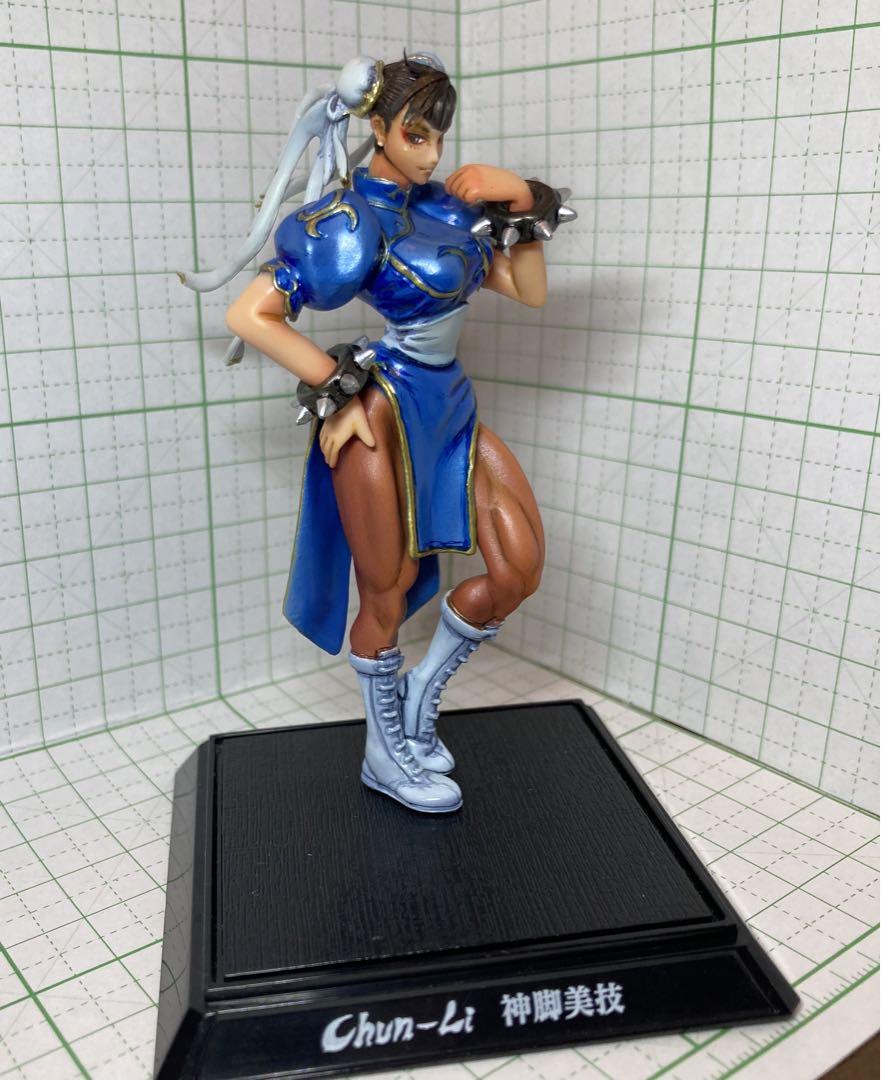 春麗 ストリートファイター リペイント カスタム フィギュア 格ゲー 超造形