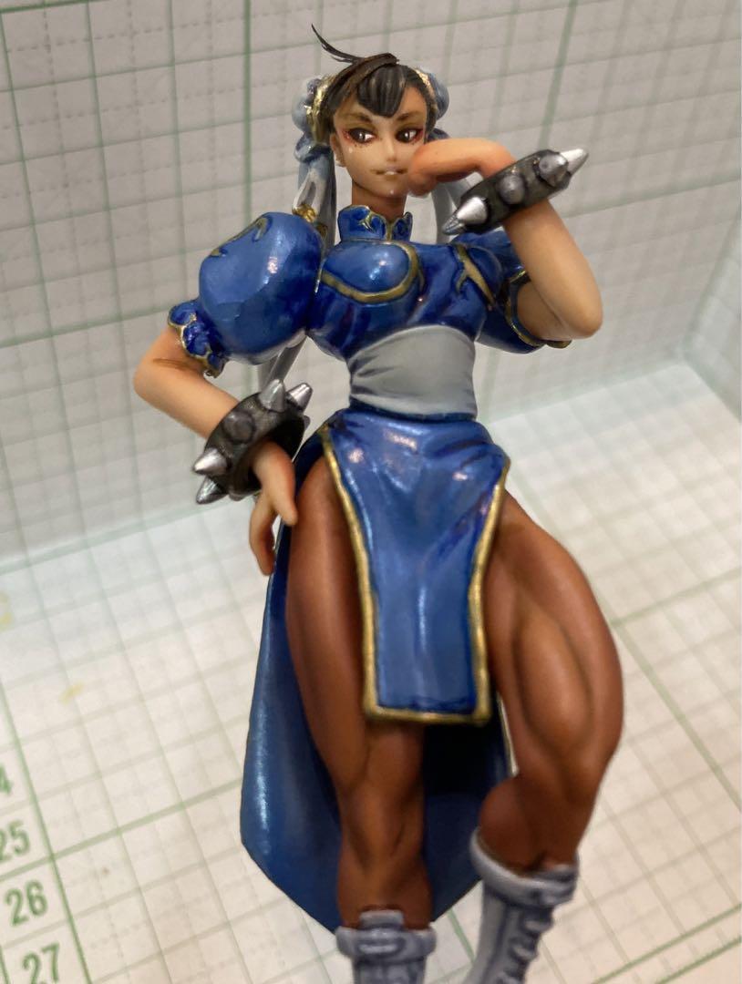 春麗 ストリートファイター リペイント カスタム フィギュア 格ゲー 超造形