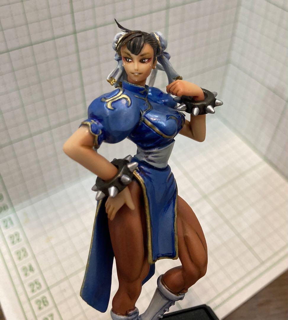 春麗 ストリートファイター リペイント カスタム フィギュア 格ゲー 超造形
