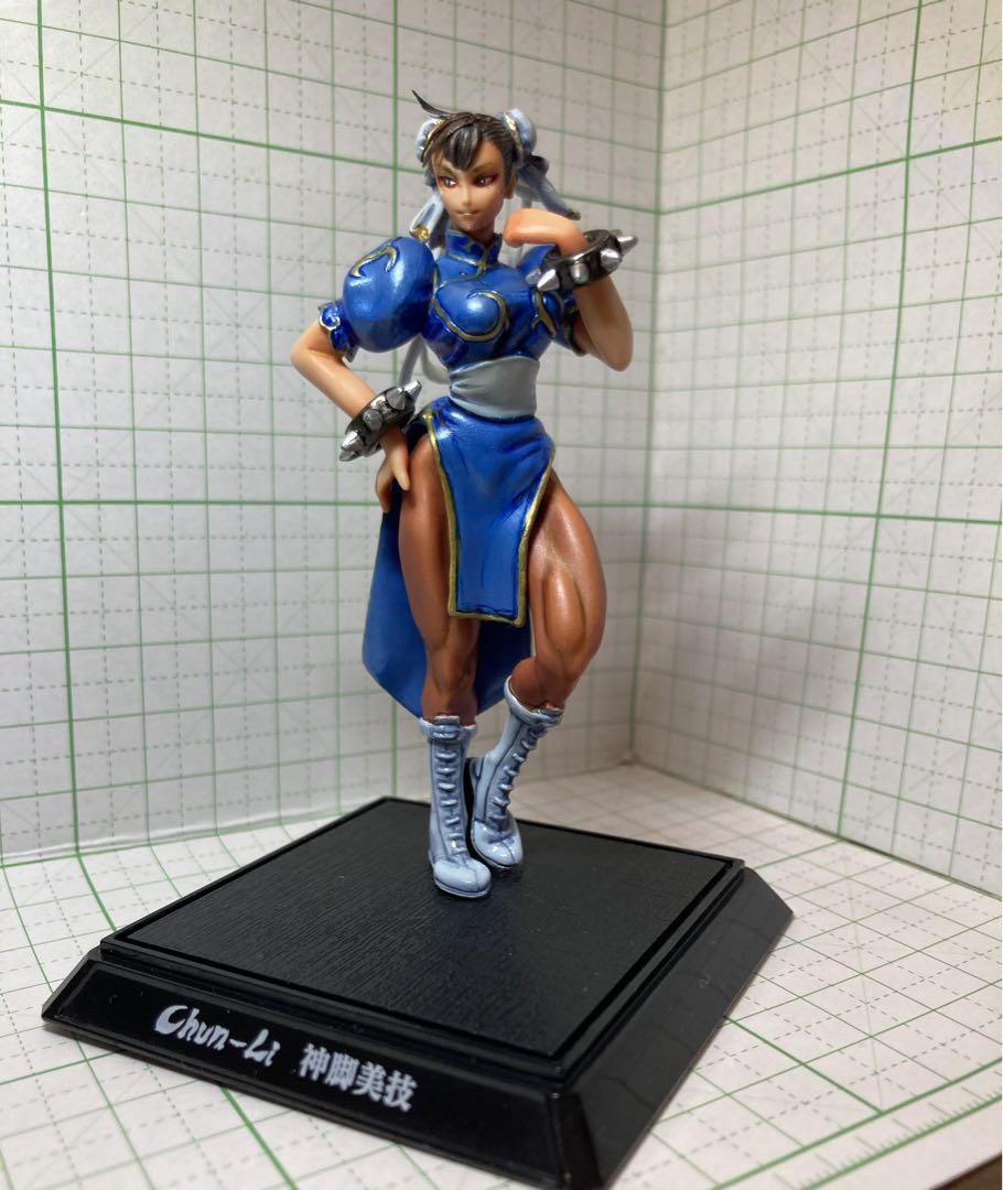 春麗 ストリートファイター リペイント カスタム フィギュア 格ゲー 超造形