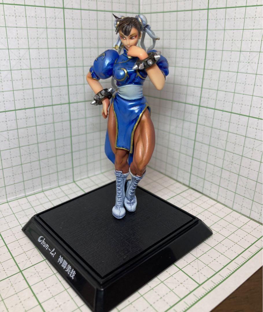 春麗 ストリートファイター リペイント カスタム フィギュア 格ゲー 超造形