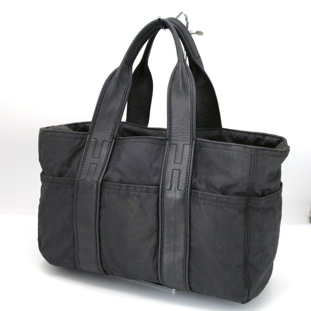 【美品】エルメス　アカプルコ トートバッグ　ハンドバッグ ブラック