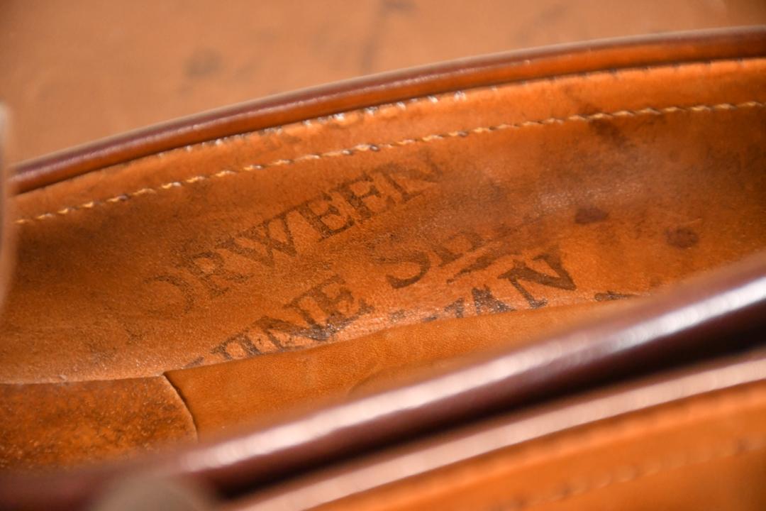 靴 ALDEN 00033 cordovan 7 1/2D 25.5cm