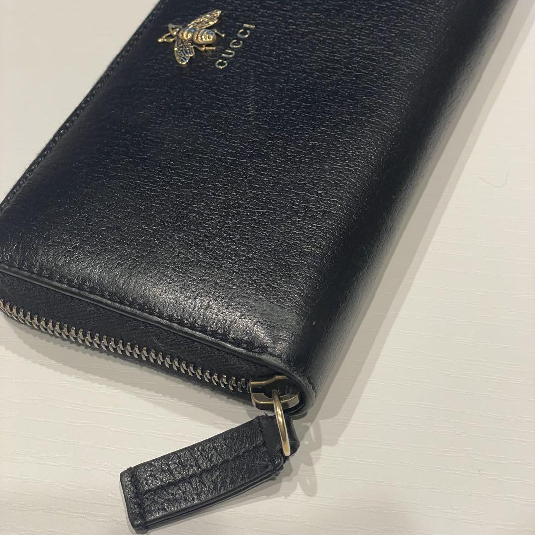 【今月中に売れなければ削除】GUCCI グッチ 長財布 ブラックレザー
