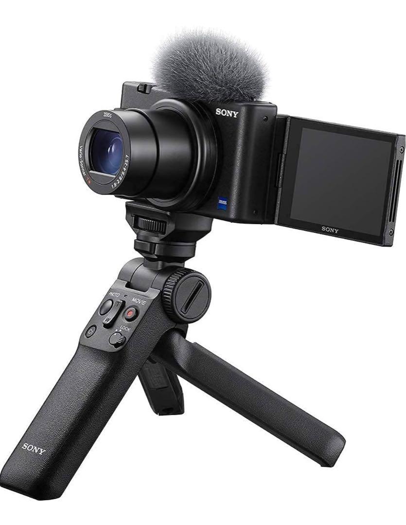 【美品】SONY VLOGCAM ZV-1G グリップ バッテリー2個 ケース付