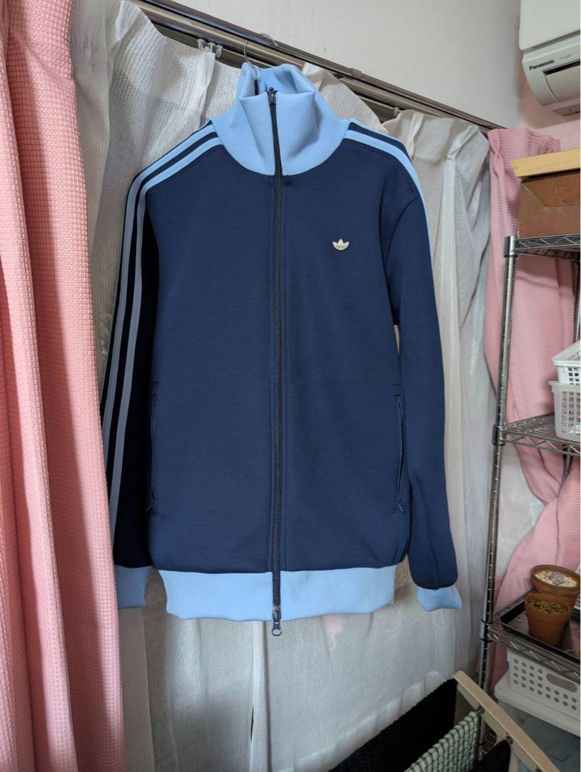 M極美品adidas プレミアム トラックトップ トラックジャケットJC6354 アディダス プレミアム トラックトップ - ブルー | アディダス