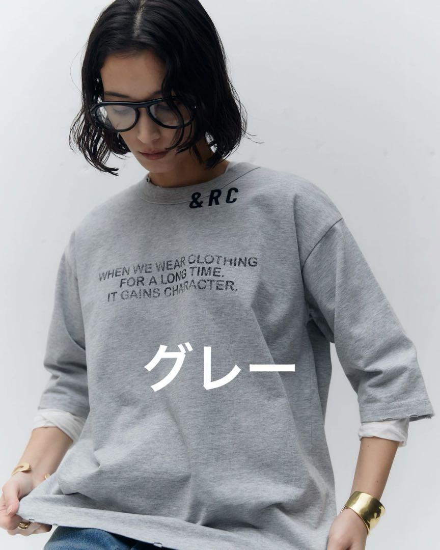 UNIVERSALOVERALL × &RC 別注ショートスリーブTシャツ