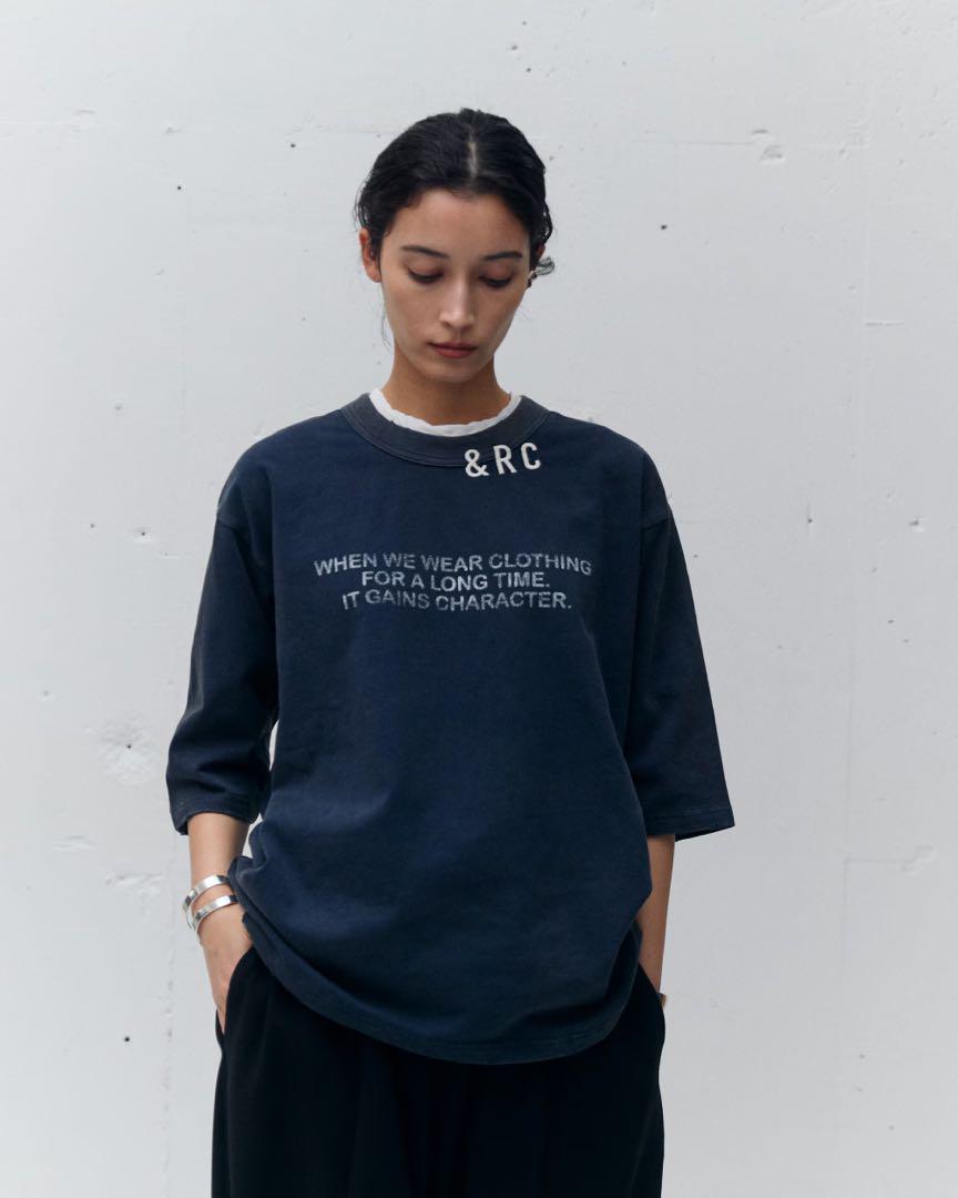 UNIVERSALOVERALL × &RC 別注ショートスリーブTシャツ