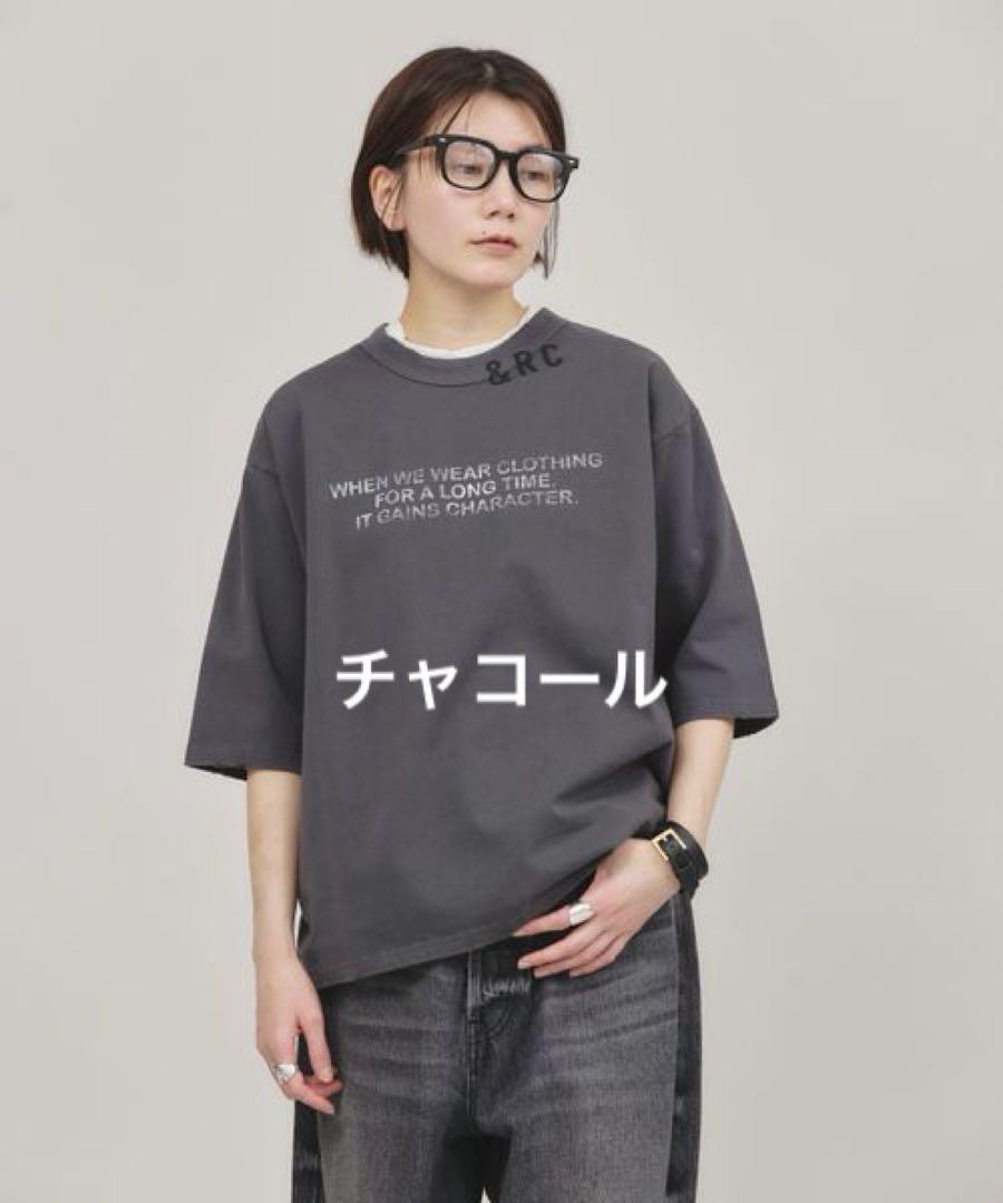UNIVERSALOVERALL × &RC 別注ショートスリーブTシャツ