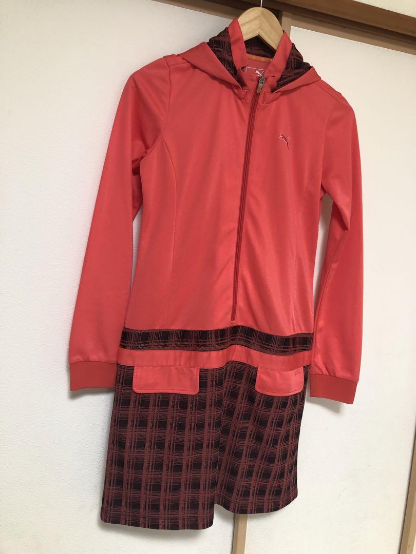 もらって嬉しい出産祝い PUMA プーマ メルカリ - 【美品】 長袖 Mサイズ ワンピース ゴルフ レディースウェア