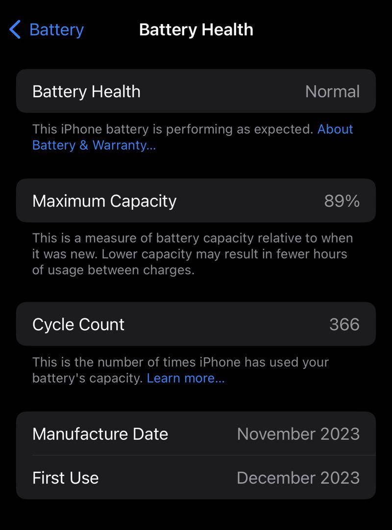 海外版 SIM Free iPhone 15pro 128G black