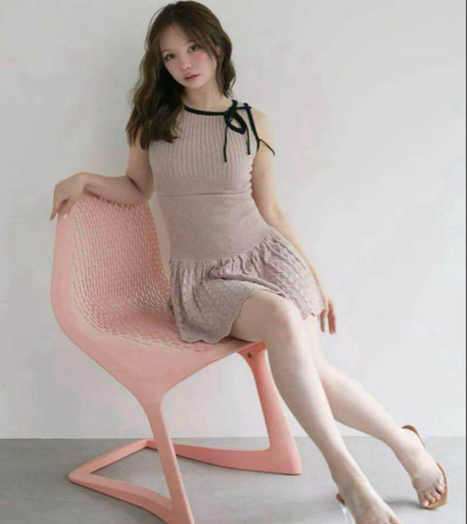 andmary Heart crochet mini dress 新品未開封