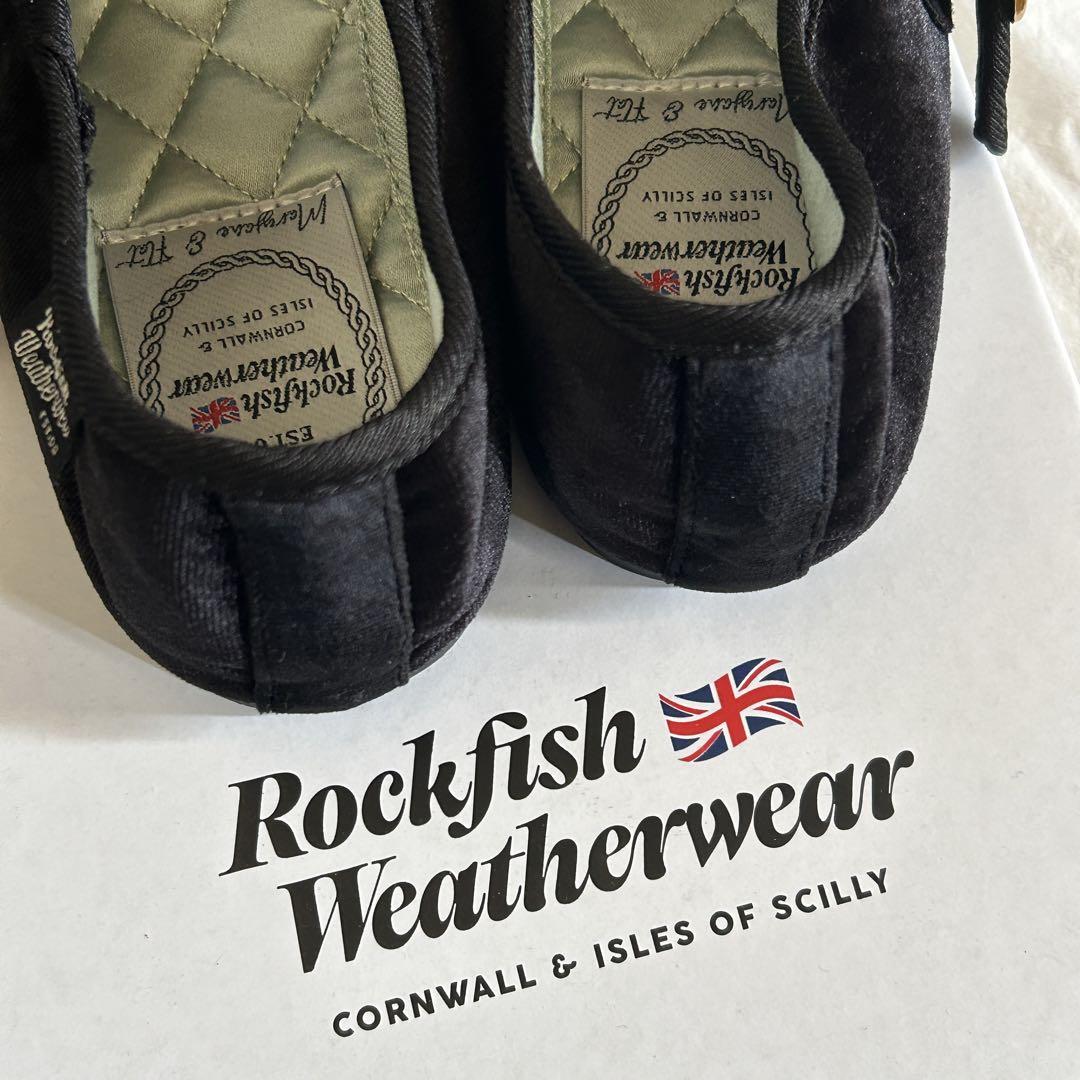 Rockfish Weatherwear バレエシューズブラック メリージェーン