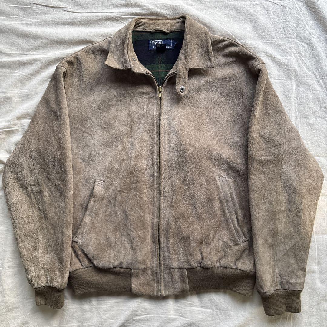 【90s】Ralph Lauren スウェード レザージャケット