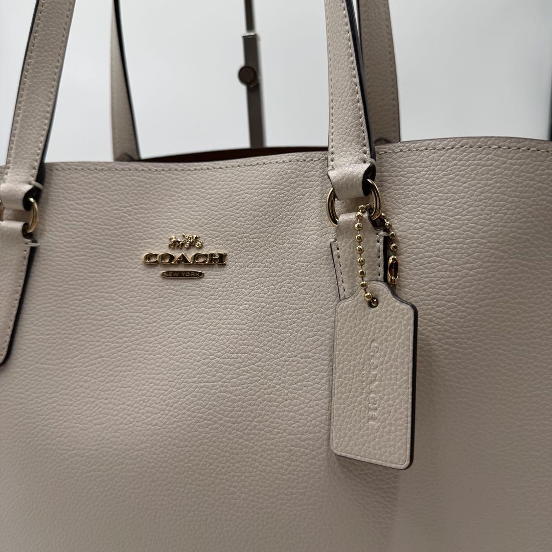 【美品】COACH コーチ　テイタム　トート　ショルダー　バッグ　A4可　大容量 コーチ COACH Coach コーチ TATUM CARRYALL テイタム キャリー