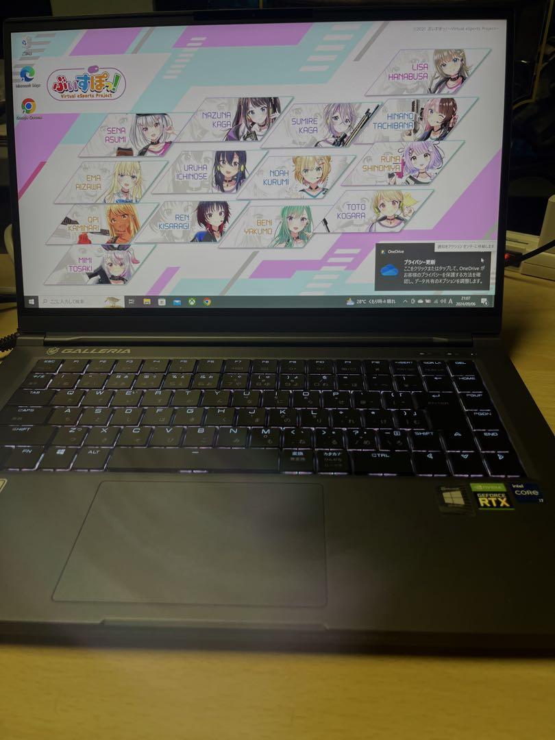 ガレリア ゲーミングノート ぶいすぽっ！コラボモデル