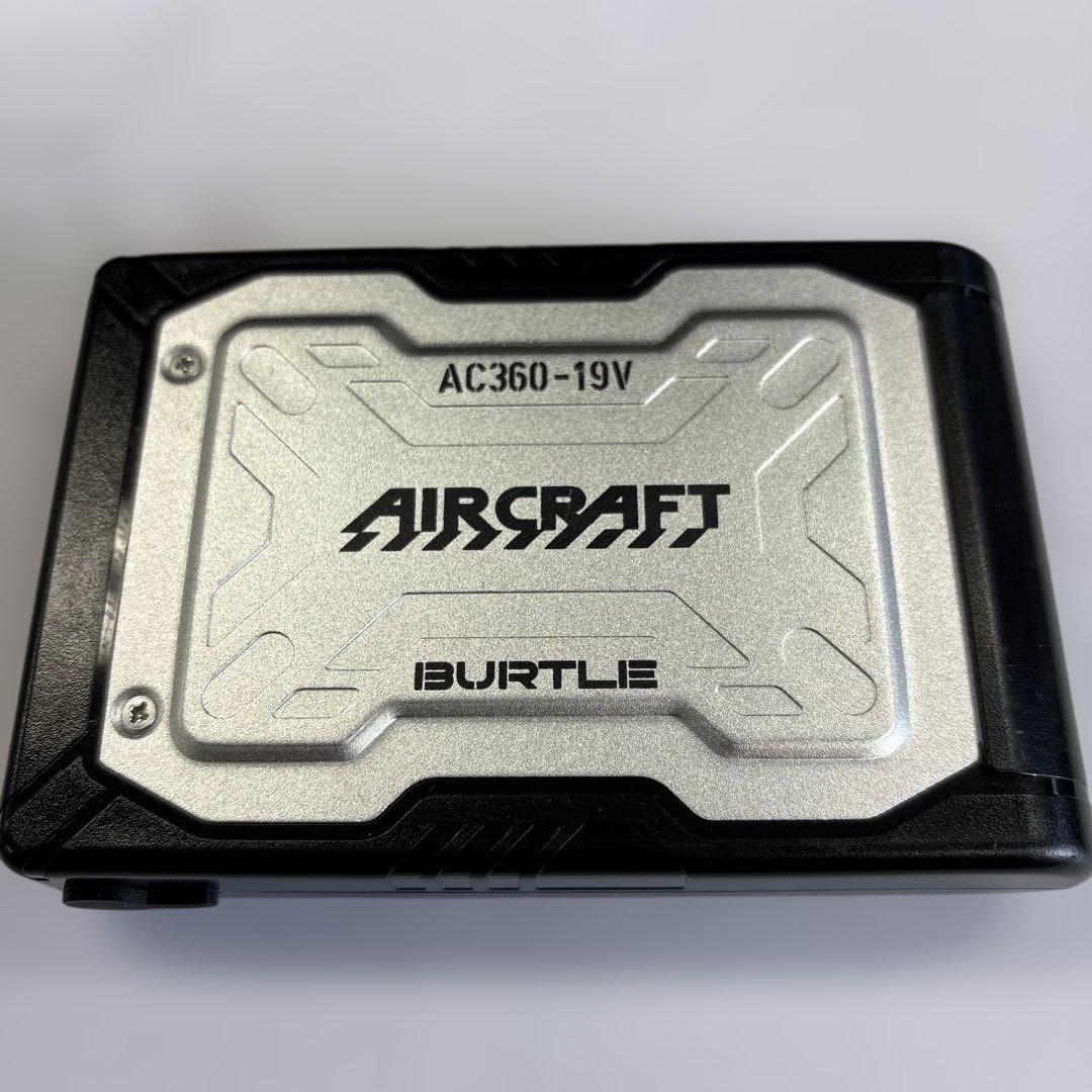 BURTLE 空調服　充電器、AC360 19V バッテリー