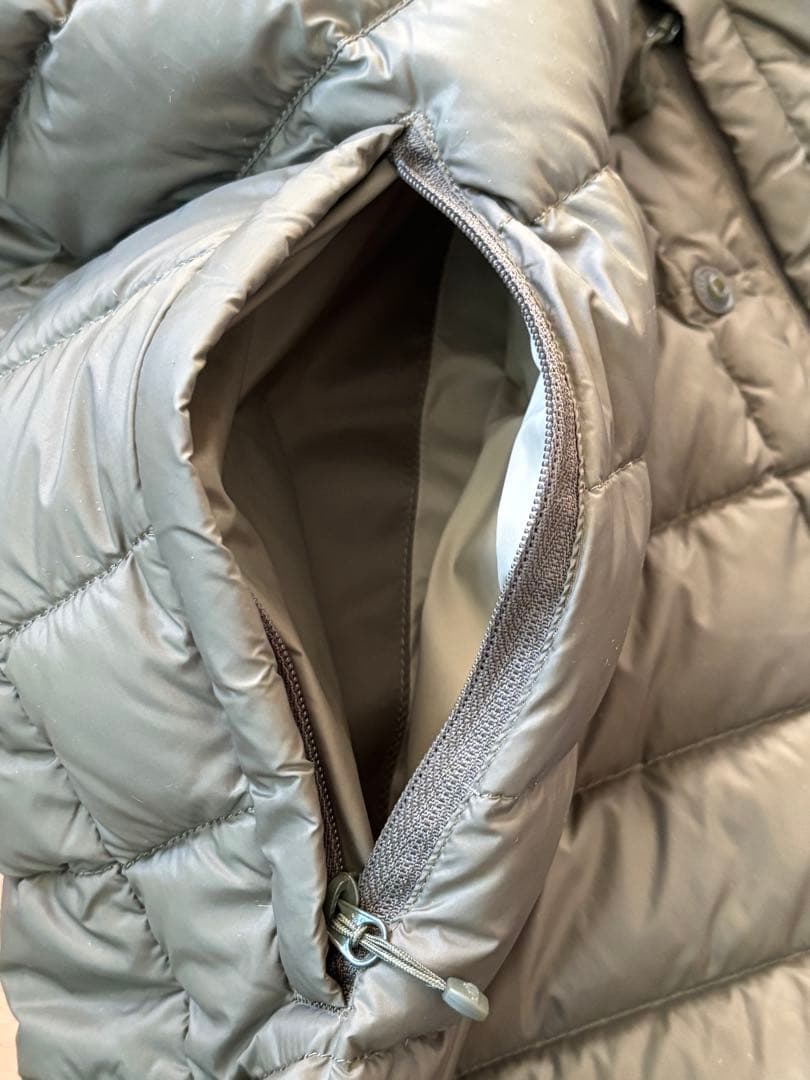 ダントン DANTON ロングライトダウン インナーダウン オリーブS 34 ダントン DANTON ロングライトダウン インナーダウン オリーブS 34