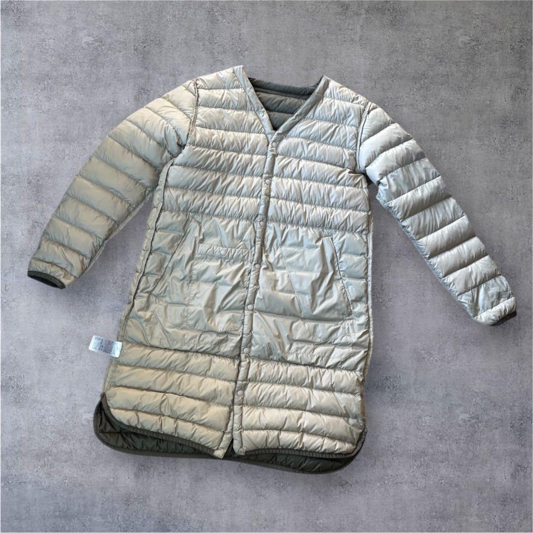 ダントン DANTON ロングライトダウン インナーダウン オリーブS 34 ダントン DANTON ロングライトダウン インナーダウン オリーブS 34