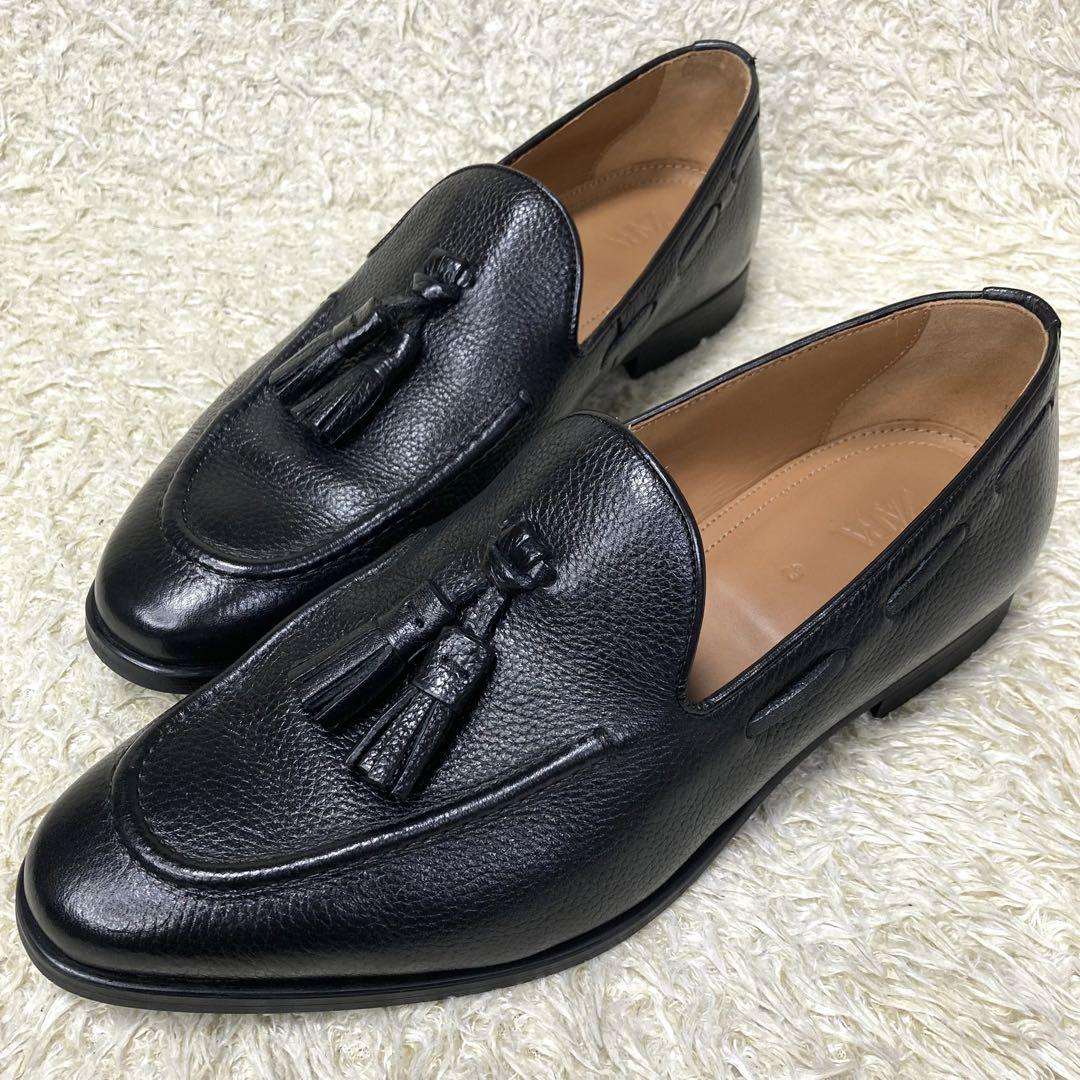 新品タグ付き】完売品 ZARA 牛革 レザー ローファー 革靴 39