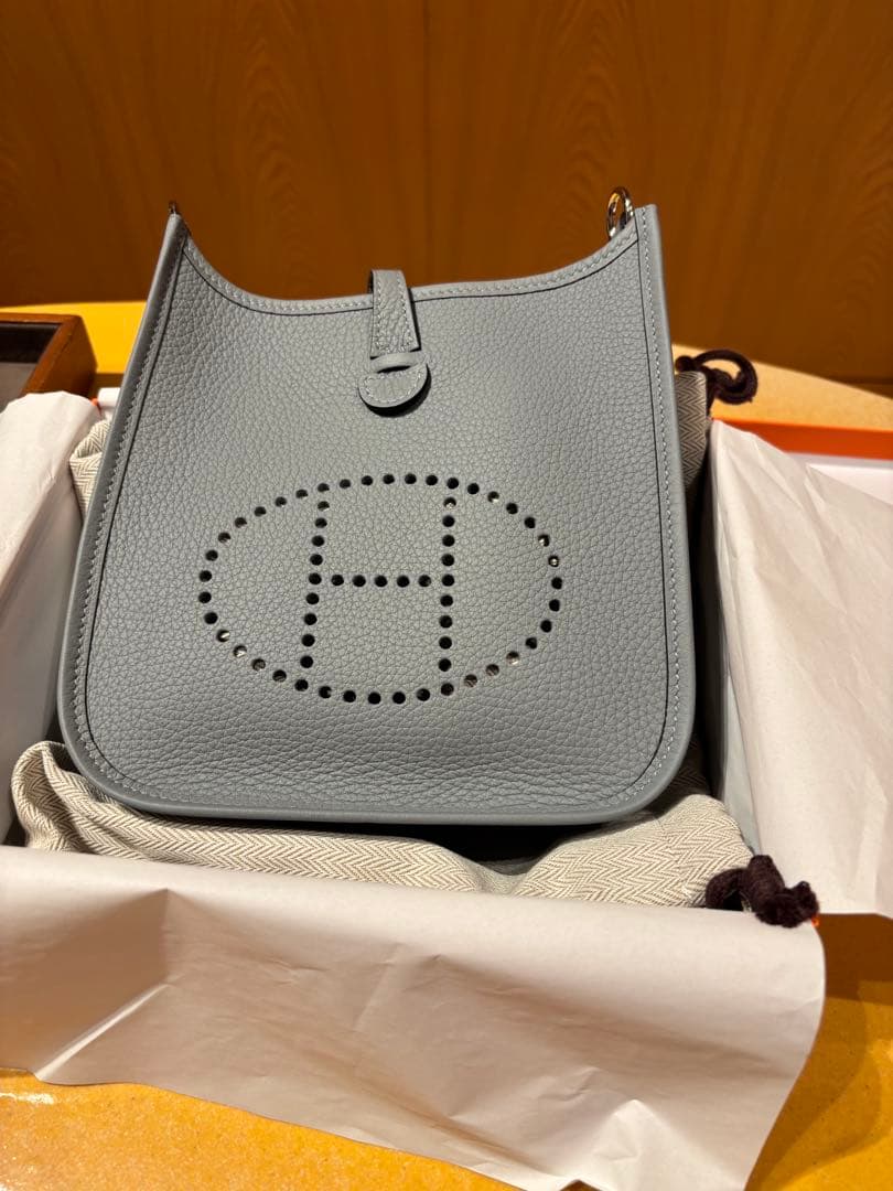 未使用 エヴリンサイズTPM 新色グリパンタン シルバー金具