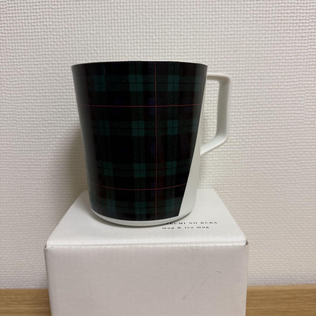 伊勢丹 タータン ブラックウォッチ デザイン ARITAJIKI マグカップ