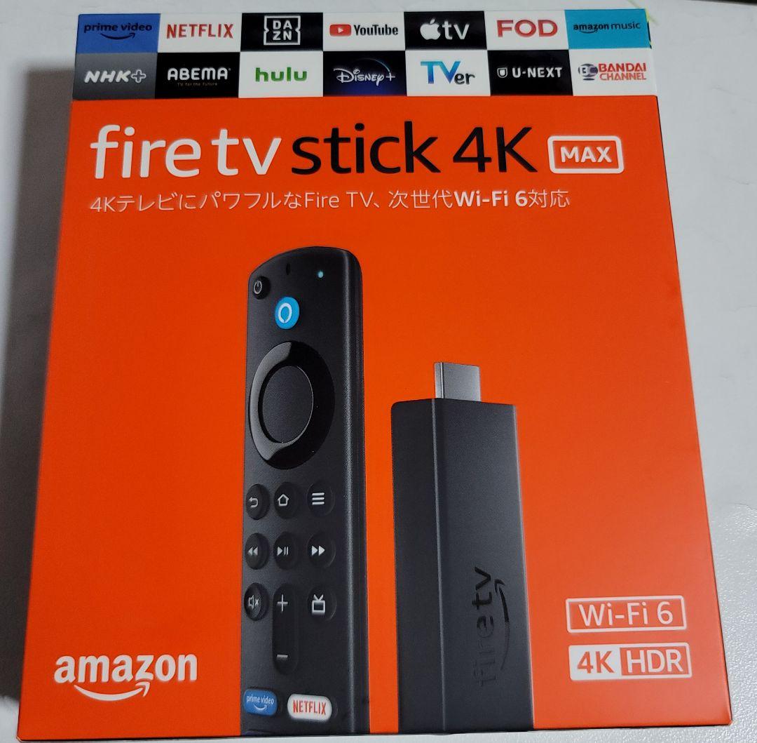 【新品未開封】Amazon Fire TV Stick 4K Max リモコン付 新品・未開封】Amazon Fire TV Stick 4K Max - その他最 安値 で