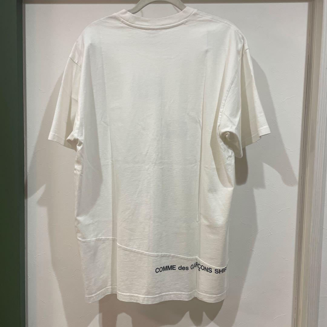 18AW Supreme X Comme des Garcons SHIRT Split Box Logo Tee