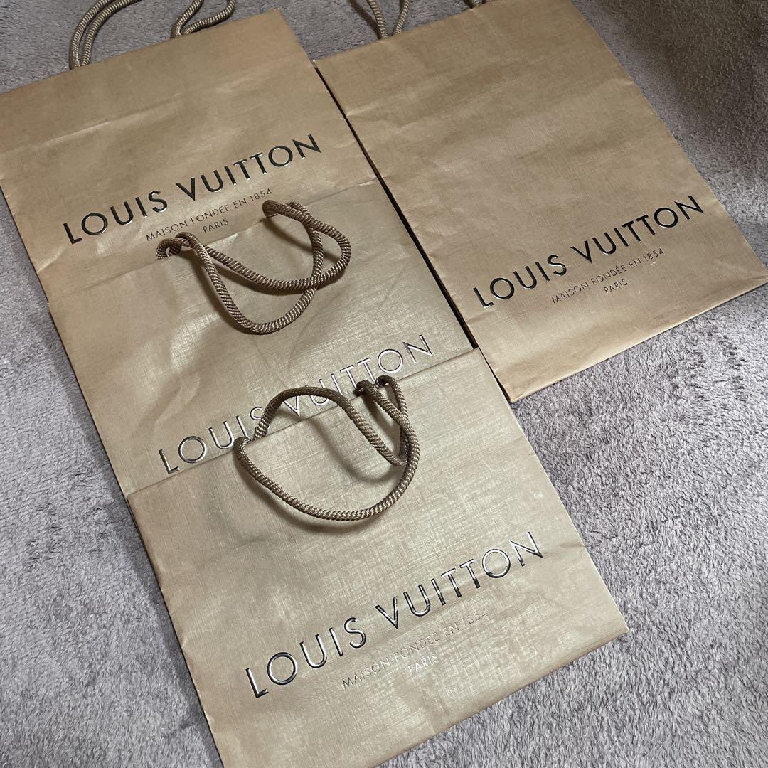 ルイヴィトン 付属品 ショッパーまとめ売り LOUIS VUITTON - 6番 ヴィトン 付属品 現行 ショップ袋 財布